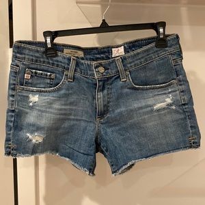 AG The Carrie exclusively for Calypso Denim Shorts